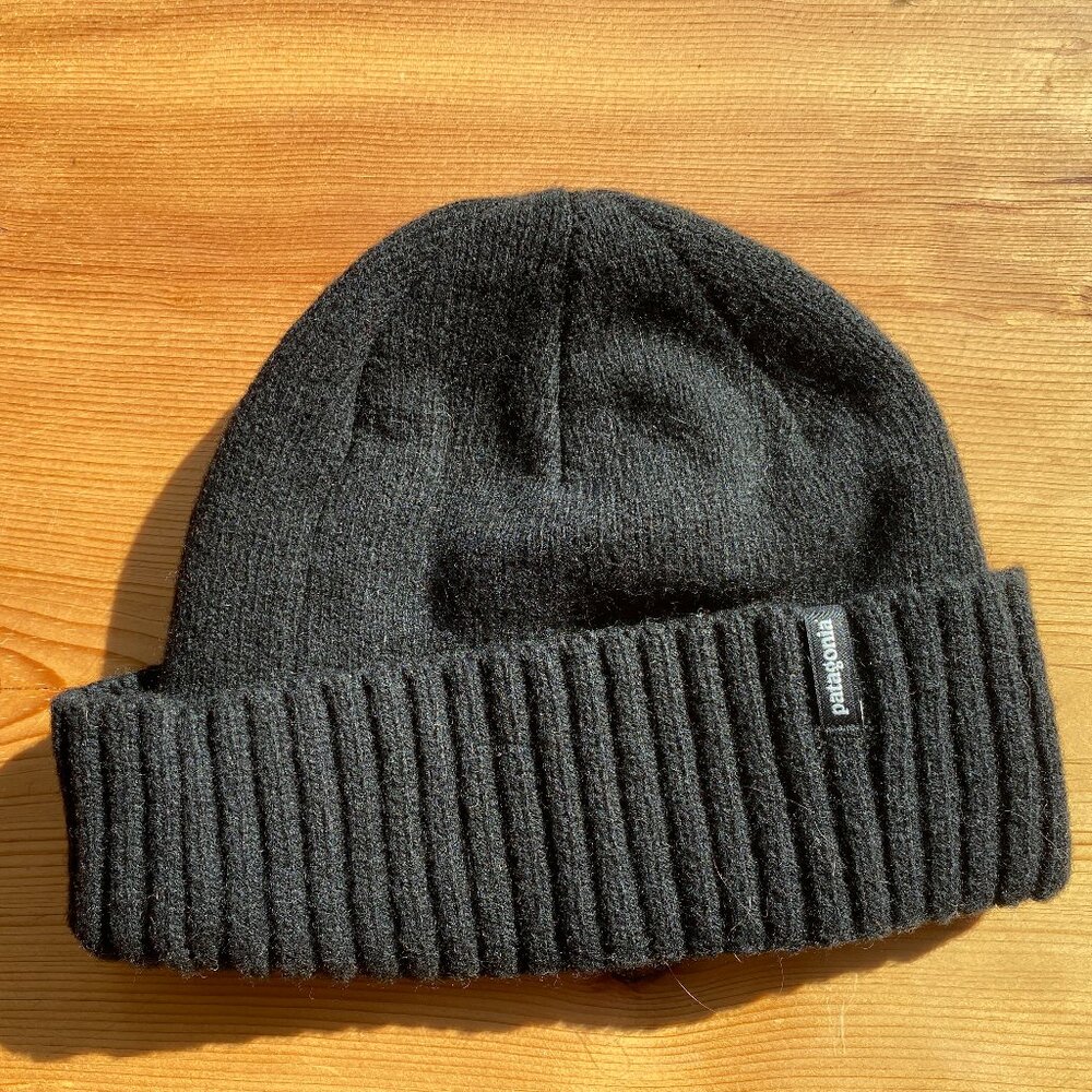 NEW Patagonia Wool Brodeo Beanie, Black